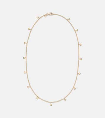 Collana Micro Nesting Gem in oro 18kt con diamanti | Octavia Elizabeth