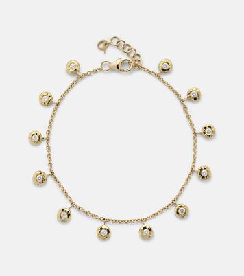 Bracciale Nesting Gem in oro 18kt con diamanti | Octavia Elizabeth