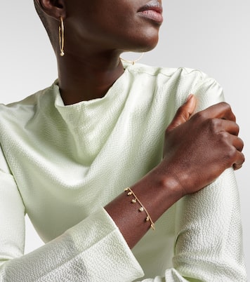 Bracciale Nesting Gem in oro 18kt con diamanti | Octavia Elizabeth