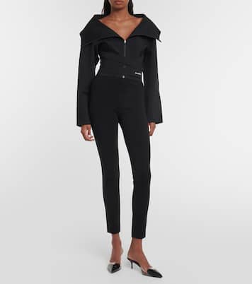 Cropped-Jacke aus Jersey | Alaïa