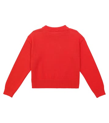 Teddy Bear cotton and wool sweater | Moschino Kids