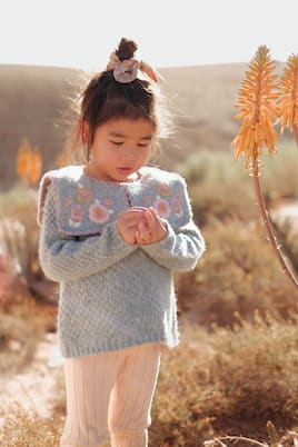 Cyrella wool and cotton sweater | Louise Misha