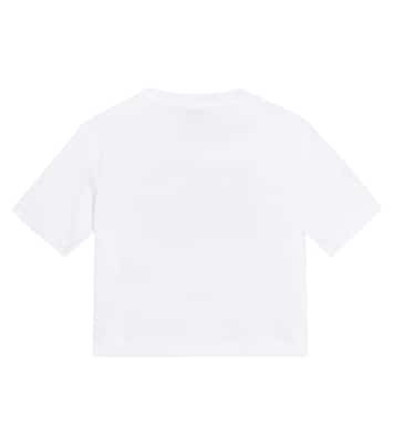 Embellished DG logo jersey T-shirt | Dolce&Gabbana Kids