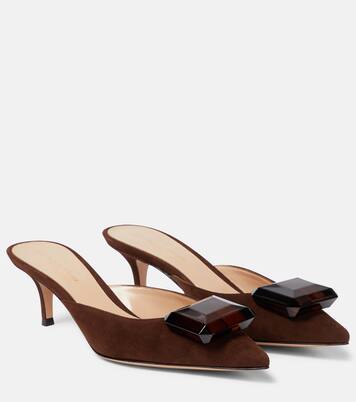 Jaipur suede mules | Gianvito Rossi