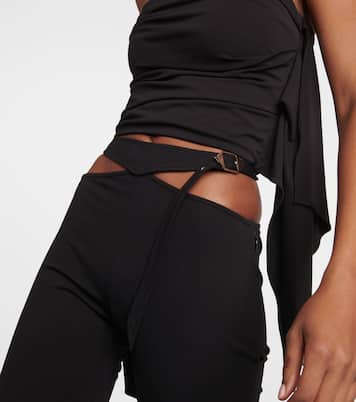 Schlaghose aus Jersey | The Attico