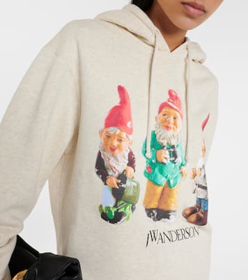 Gnome Trio cotton hoodie | JW Anderson