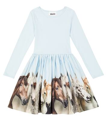 Casie ribbed-knit cotton-blend dress | Molo