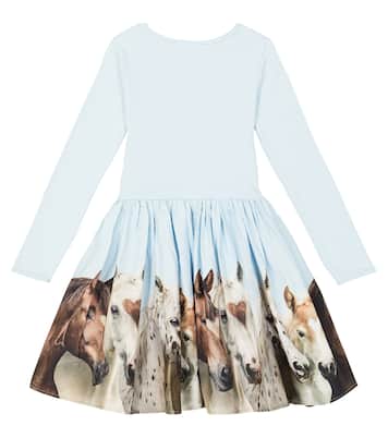 Casie ribbed-knit cotton-blend dress | Molo