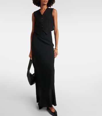 Maxirock aus Crêpe | Ami Paris