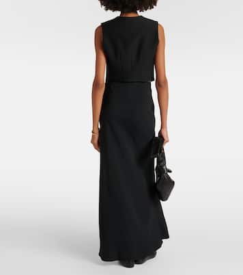 Maxirock aus Crêpe | Ami Paris