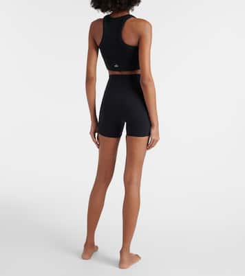 Airbrush high-rise biker shorts | Alo Yoga