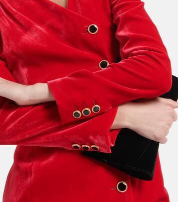 Robe midi en velours | Alessandra Rich