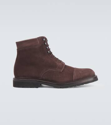 Taron II suede lace-up boots | George Cleverley