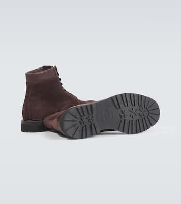 Taron II suede lace-up boots | George Cleverley