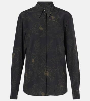 Floral silk shirt | Dries Van Noten