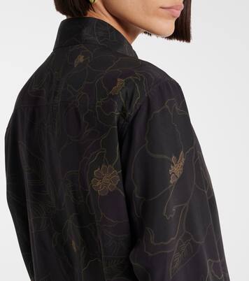 Floral silk shirt | Dries Van Noten