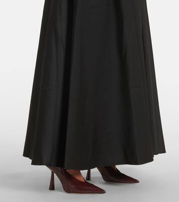 Robe longue bustier en soie mélangée | Roland Mouret