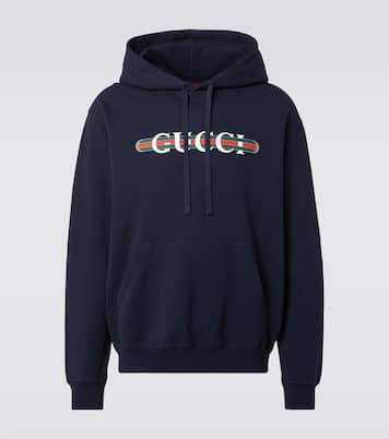 Logo棉质针织帽衫 | Gucci