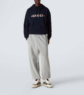 Logo棉质针织帽衫 | Gucci