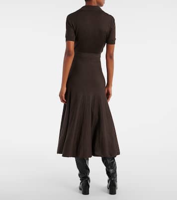 Midirock Mayu aus Wolle | Khaite