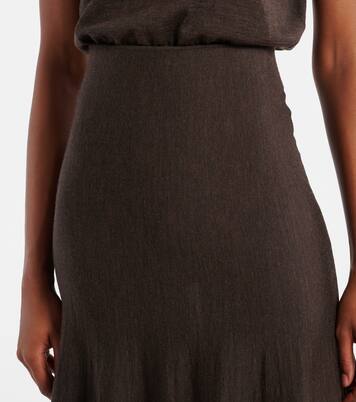 Midirock Mayu aus Wolle | Khaite