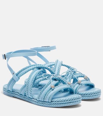 Embellished woven sandals | Mach & Mach