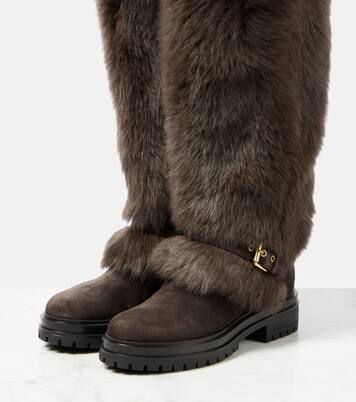 Schneestiefel Maverick aus Shearling | Gianvito Rossi