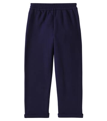 Web cotton jersey sweatpants | Gucci Kids