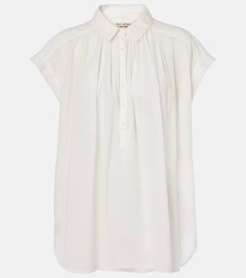 Normandy shirred cotton blouse | Nili Lotan