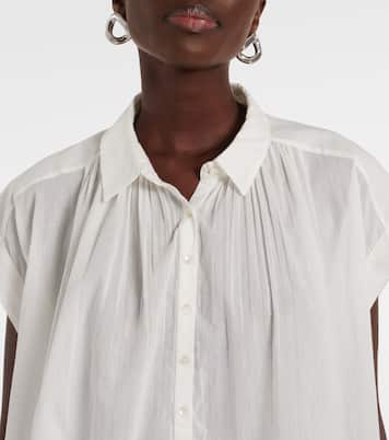 Normandy shirred cotton blouse | Nili Lotan