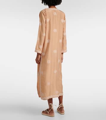 Cafetan brodé en soie | Juliet Dunn