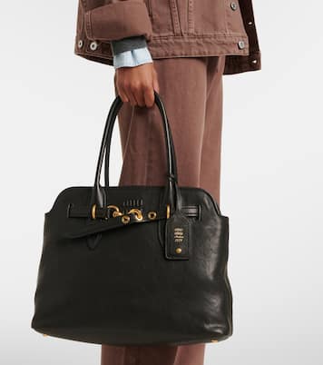 Sac Aventure Large en cuir | Miu Miu