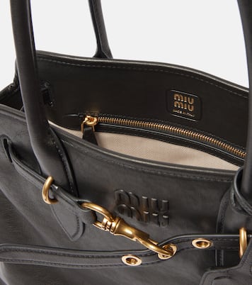 Sac Aventure Large en cuir | Miu Miu