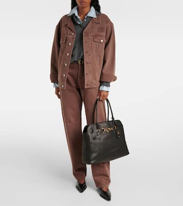Sac Aventure Large en cuir | Miu Miu
