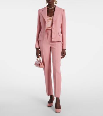 Virgin wool slim pants | Dolce&Gabbana