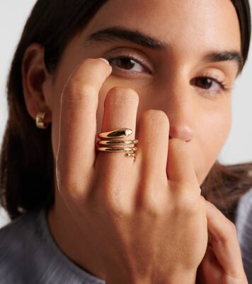 14kt gold ring with diamond | Stone and Strand