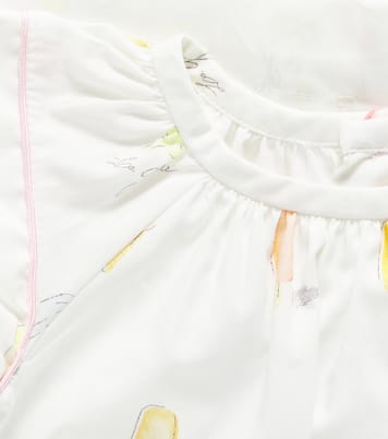 Baby Alisia printed cotton poplin blouse | Bonpoint