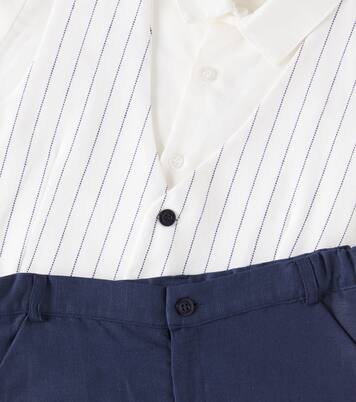 Linen and cotton shirt and shorts set | Patachou