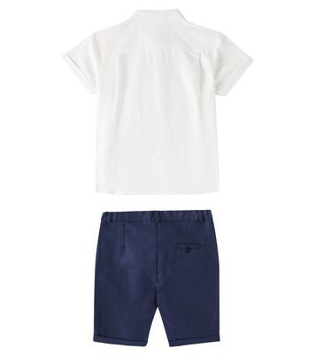Linen and cotton shirt and shorts set | Patachou
