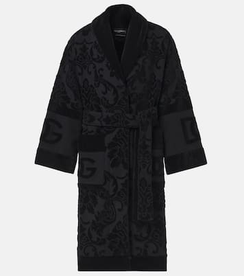 DG cotton terry bathrobe | Dolce&Gabbana Casa