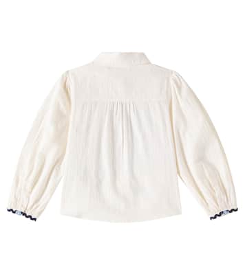 Besticktes Bluse aus Baumwolle | Scotch & Soda Kids