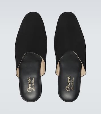 Slippers aus Veloursleder | Charvet