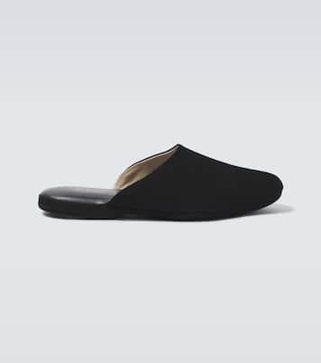 Slippers aus Veloursleder | Charvet