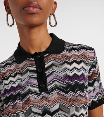 Polohemd aus Häkelstrick | Missoni