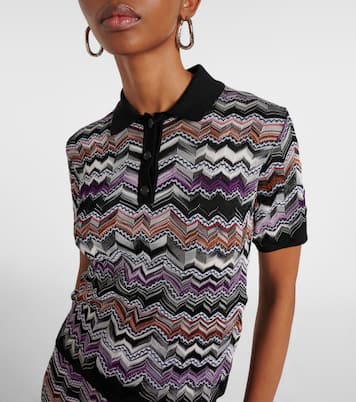 Polohemd aus Häkelstrick | Missoni