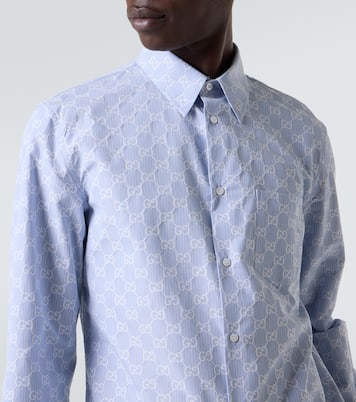 GG cotton and silk jacquard shirt | Gucci