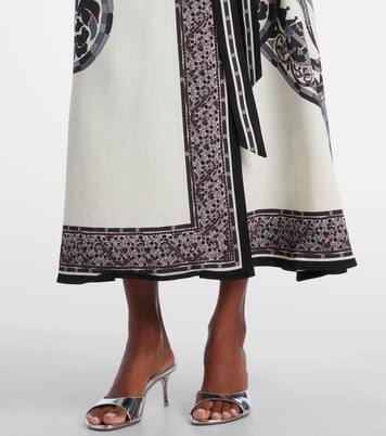 Bedrucktes Wickelkleid | La DoubleJ