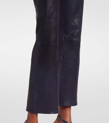 Hose Reboot Crop aus Leder | Frame