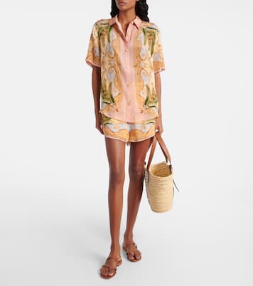 Shorts Banana Royalty Kalendoscope Multicolor | Farm Rio