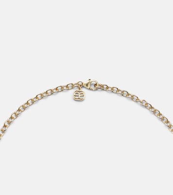 Puffy Icon Heart 14kt gold pendant with diamonds  | Sydney Evan